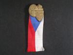 Pamětní odznak k manifest. sjezdu čs dobrovolců III. pluk svobody, Brno 1938