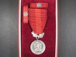Medaile - Za zásluhy o obranu vlasti - ČSSR, etue