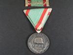 Pamětní medaile na I. sv. válku pro bojovníky, původní stuha