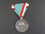 Pamětní medaile na I. sv. válku pro bojovníky, původní stuha