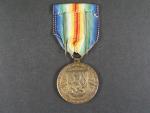 Československá medaile za vítězství bez podpisu medailéra