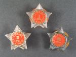 Sada odznaků Střelec ČS armády I. II. a III. třídy