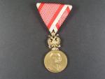 Zlatá jubilejní pam. medaile z r.1898, sběratelká kopie