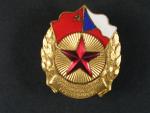 Odznak Hornonitrianské partyzánské brigády kpt. Trojana, perfektní stav