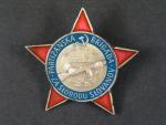 Pamětní odznak partyzánské brigády Za oslobodenie Slovanov, Zvolen 1974, na jehlu