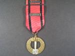 Pamětní medaile čs. armády v zahraničí se štítkem SSSR, značka výrobce Z