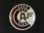 Odznak na chladič AERO CAR CLUB