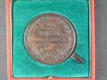 Pamětní medaile na císařské jubilejní střelby Insbruk 1898, originální etue