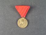 Miniatura jubilejní pam. medaile z r.1898, průměr 16,5 mm