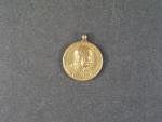 Miniatura jubilejní pam. medaile z r.1898, průměr 18.7 mm, na reversu škrábance