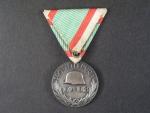 Pamětní medaile na I. sv. válku pro bojovníky, značka BRONZ