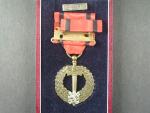 Pamětní medaile čs. armády v zahraničí se štítkem SSSR, Londýnské vydání + etue