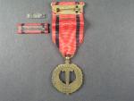 Pamětní medaile čs. armády v zahraničí se štítkem SSSR, Londýnské vydání + etue
