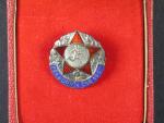 Odznak Přeborník ČSR 1957 č.0143, punc Ag