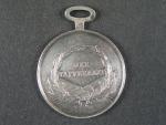 Stříbrná medaile za statečnost, 1. třídy 1866-1914, původní vojenská stuha