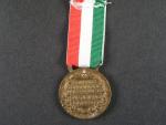 Pamětní medaile partyzánského velení ve vojenské zóně Oltrepo Pavese (Severní Lombardie) 1943-1945, nová stuha