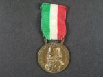 Pamětní medaile dobrovolnické divize Gramsci součásti Brigate Garibaldi, 1945