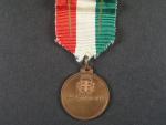 Pamětní medaile na 25. výročí osvobození města Alba (kraj Abruzzo) 1944-1969