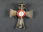 Vyznamenání za zásluhy o červený kříž, důstojnický kříž, puncované Ag, na reversu smaltovaný středový medailon