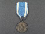 Medaile svobody 1. st. 1918, za statečnost, punc Ag, značka výrobce