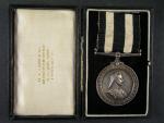 Služební medaile řádu Johanitů v Anglii, uděleno 1930, Ag, originální etue