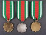 Medaile Za zásluhy v celní službě, 1., 2. a 3. stupeň