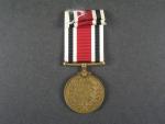 Medaile za věrné služby u speciální policie, bronz, na hraně opis