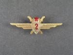 Odznak třídního specialisty letectva 1954-68. Pilot 2 tř., č.1173