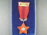 Řád Rudé hvězdy ČSSR č.6585, punc Ag, výrobce Mincovna Kremnica, originální etue