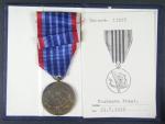 Medaile Za pracovní obětavost ČSSR + průkaz