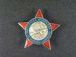Pamětní odznak partyzánské brigády Za oslobodenie Slovanov, Zvolen 1974, na šroub