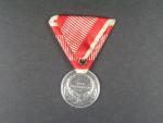 Medaile za statečnost II. třídy, Ag, vydání 1914 - 1917