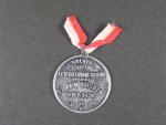 Cínová medaile na oslavu 30ti letého trvání sboru Orlice 17.7.1910
