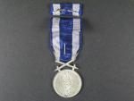 Československá vojenská medaile Za zásluhy, stříbrná