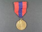 Pamětní medaile k 40 výr. vítězného února, krajský štáb LM severomoravského kraje