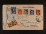R-dopis do SSSR frank. smíš. frankaturou OR + TGM 1920, mj. zn. č. 155 DV 1 