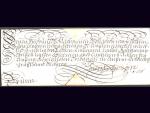 skládaný císařský dopis z r. 1732 s císařskou pečetí a s vlastnoručním podpisem 