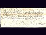 skládaný císařský dopis z r. 1673 s císařskou pečetí a s vlastnoručním podpisem 