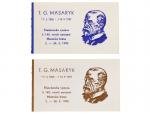 Soukromé známkové sešítky zn. 2923,2 ks, T.G. Masaryk