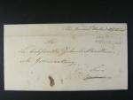 Rakousko - skl. dopis z r. 1870 s řádkovým raz. K.K.FAHRENDES POSTAMT No. 2