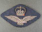Originální nášivka RAF dracounová pro důstojníky