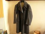 Zimní poddůstojnický kabát RAF z 2. svět války s orig. nášivkami