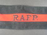 Policie RAF, originální rukávová páska pro policii RAF