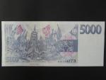 5000 Kč 1993 s. A 11, Baj. CZ 9, Pi. 9