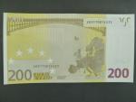 200 Euro 2002 s.X, Německo, podpis Mario Draghi, R006 tiskárna Bundesdruckerei, Německo