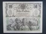10 Gulden 15.1.1863 Serie Jji