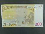 200 Euro 2002 s.N, Rakousko, podpis Willema F. Duisenberga, G001 tiskárna Koninklijke Joh. Enschedé, Holandsko