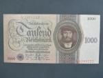 Německo, 1000 RM 1924 série A, podtiskové písmeno R