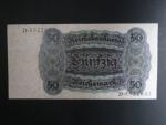 Německo, 50 RM 1924 série D, podtiskové písmeno V, Ba. D5