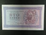 100 Ks 1945, nevydaná, růžová, oboustranná